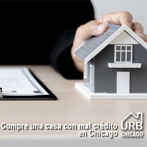 Compre una casa con mal credito en Chicago