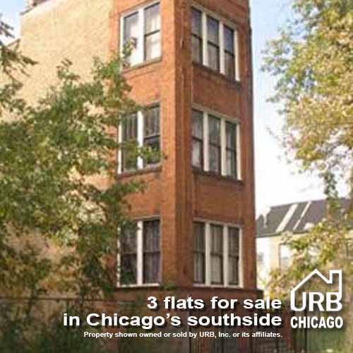 3 flats for sale in Chicagos southside