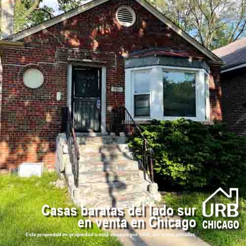 Casas baratas del lado sur en venta en Chicago